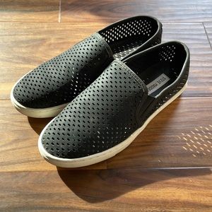 Women Steve Madden Black Slip on Shoes